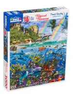 Пъзел White Mountain от 1000 части - Тропически съкровища