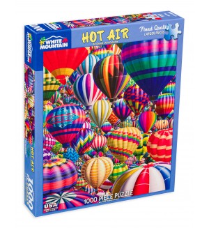 Пъзел White Mountain от 1000 части - Цветни балони
