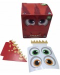 Пъзел Y Wow - PuzzleHeadz, динозавър, 24 части, червен