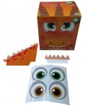 Пъзел Y Wow - PuzzleHeadz, динозавър, 24 части, оранжев