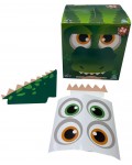 Пъзел Y Wow - PuzzleHeadz, динозавър, 24 части, тъмнозелен