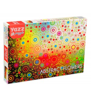 Пъзел Yazz Puzzle от 1000 части - Абстрактни цветя