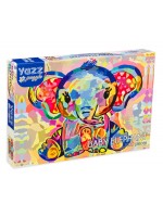 Пъзел Yazz Puzzle от 1000 части - Бебе слонче