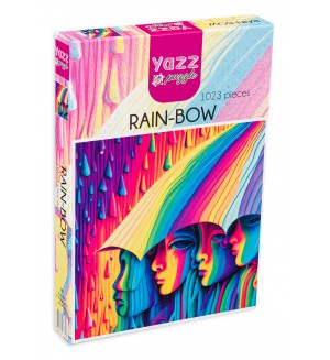 Пъзел Yazz Puzzle от 1023 части - Дъжд-дъга