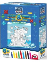 Пъзел за оцветяване Art Puzzle от 100 части - Кораб Пъзел за оцветяване Art Puzzle от 100 части - Кораб