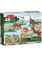 Пъзел за под  Melissa & Doug - Динозаври, 48 части