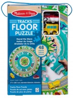 Пъзел за под Melissa & Doug - Round the Shore Tracks, 48 части