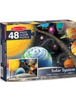 Пъзел за под Melissa & Doug - Слънчева система, 48 части
