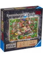 Пъзел-загадка Ravensburger от 368 части - В зимната градина