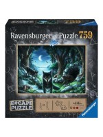 Пъзел-загадка Ravensburger от 759 части - Вълк в нощта