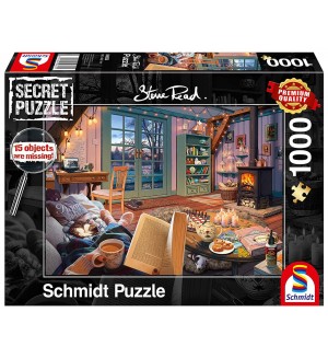 Пъзел-загадка Schmidt от 1000 части - Вкъщи