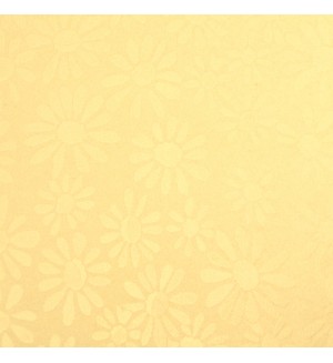 Перлен картон с цветя Ем Арт - 250 g/m2, 21 x  29.7 cm, златист (1 бр.)