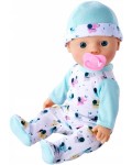 Пишкаща кукла-бебе Simba Toys New Born Baby - С пижама на слончета, 30 cm