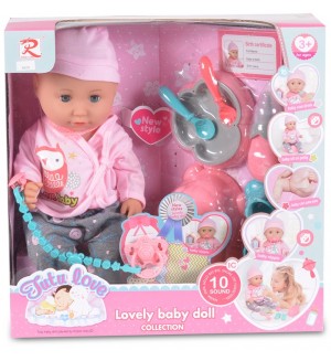Пишкаща кукла Moni - 36 cm Пишкаща кукла Moni - 36 cm