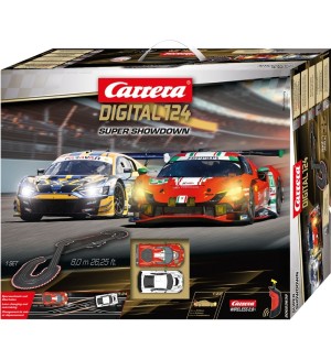 Писта Carrera Digital 124 - Super Showdown, с две колички, 8 m, 1:24 Писта Carrera Digital 124 - Super Showdown, с две колички, 8 m, 1:24