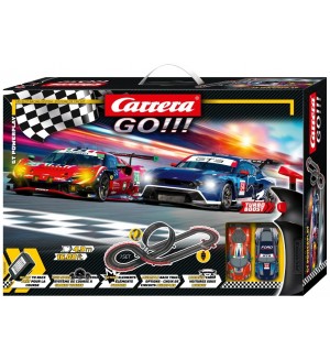 Писта Carrera - GT Powerplay, с две колички, 4.9 m, 1:43 Писта Carrera - GT Powerplay, с две колички, 4.9 m, 1:43