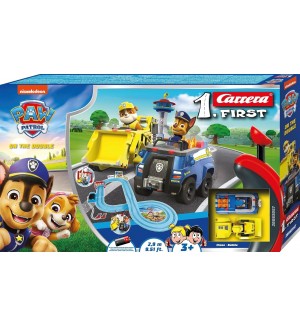 Писта Carrera - Пес Патрул, с две колички, 2.9 m, 1:50 Писта Carrera - Пес Патрул, с две колички, 2.9 m, 1:50