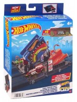 Писта Hot Wheels City exporer -  Бензиностанция с количка 