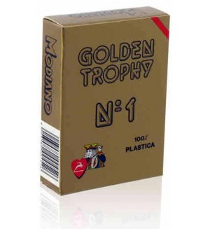 Пластични карти за игра Golden Trophy - червен гръб