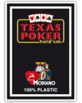 Пластични покер карти Texas Poker - черен гръб