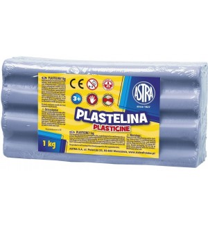 Пластилин Astra - 1 kg, син