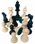 Пластмасови фигури с филц за шах Manopoulos, 95 mm