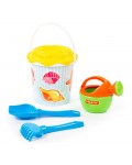 Детски плажен комплект Polesie Toys - 5 части, асортимент
