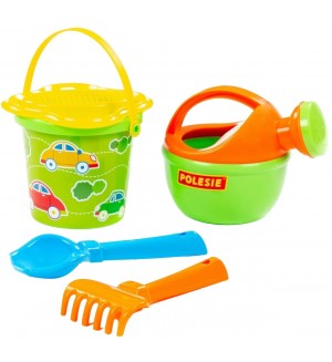 Плажен комплект Polesie Toys - 5 части, асортимент
