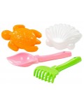 Плажен комплект Polesie Toys - Костенурка, 4 части