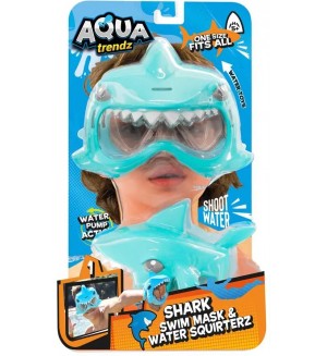 Плувна маска Eolo Toys - С водно оръжие акула