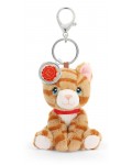 Плюшен ключодържател Keel Toys Keeleco – Рижаво коте, 12 cm