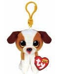 Плюшен ключодържател TY Toys Beanie Boos - Кученце Hugo, 8.5 cm