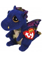 Плюшена играчка TY Toys - Дракон Saffire, 15 cm
