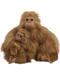 Плюшена играчка Амек Тойс - Бабуин с бебе, 42 cm