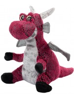 Плюшена играчка Амек Тойс - Дракон, червен, 22 cm