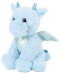 Плюшена играчка Амек Тойс - Дракон, син, 26 cm