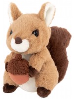 Плюшена играчка Амек Тойс - Катеричка с жълъд, 20 cm