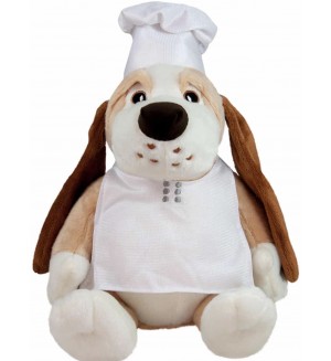 Плюшена играчка Амек Тойс - Куче готвач, 26 cm