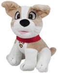  Плюшена играчка Амек Тойс - Куче с каишка, бежово и бяло, 18 cm