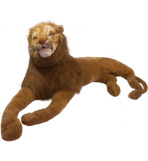 Плюшена играчка Амек Тойс - Легнал лъв, 160 cm
