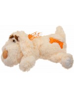 Плюшена играчка Амек Тойс - Легнало куче, бежово, 45 cm