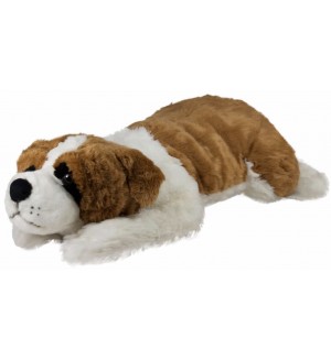 Плюшена играчка Амек Тойс - Легнало куче Санбернар, 80 cm