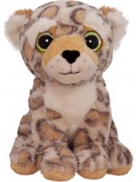 Плюшена играчка Амек Тойс - Леопард с 3D очи, 24 cm