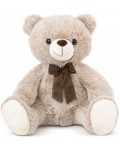 Плюшена играчка Амек Тойс - Мече, бежов меланж, 43 cm