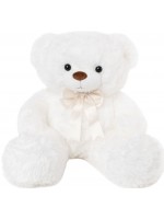 Плюшена играчка Амек Тойс - Мече бяло, 70 cm