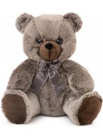 Плюшена играчка Амек Тойс - Мече, кафяв меланж, 43 cm