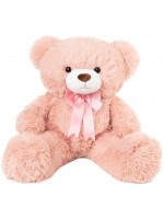 Плюшена играчка Амек Тойс - Мече розово, 70 cm