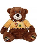 Плюшена играчка Амек Тойс - Мече с блуза, 35 cm