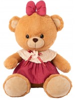  Плюшена играчка Амек Тойс - Мече с червена рокля, 42 cm
