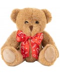 Плюшена играчка Амек Тойс - Мече с подвижни крака и ръце, 20 cm